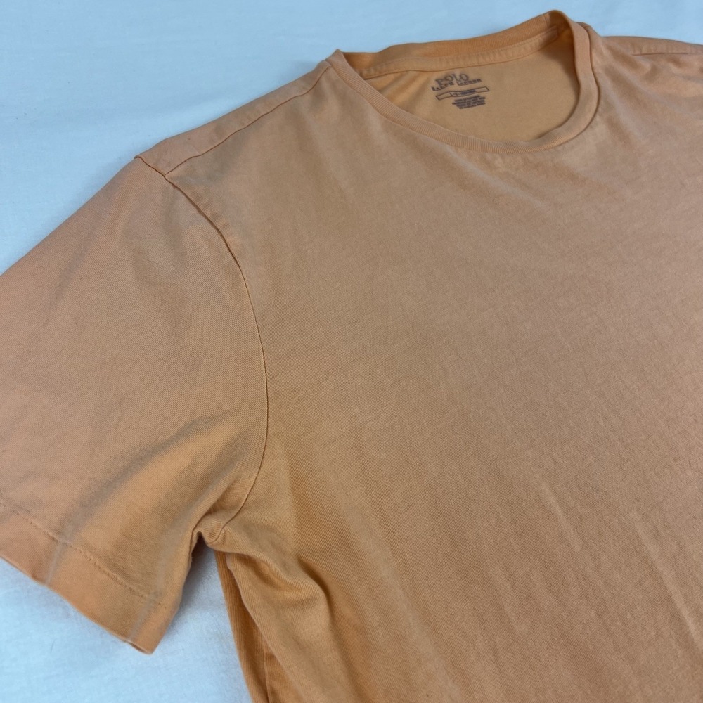 Polo Ralph Lauren Men's Orange Short Sleeve Crew Neck T-shirt, Size L - Picture 3 of 10